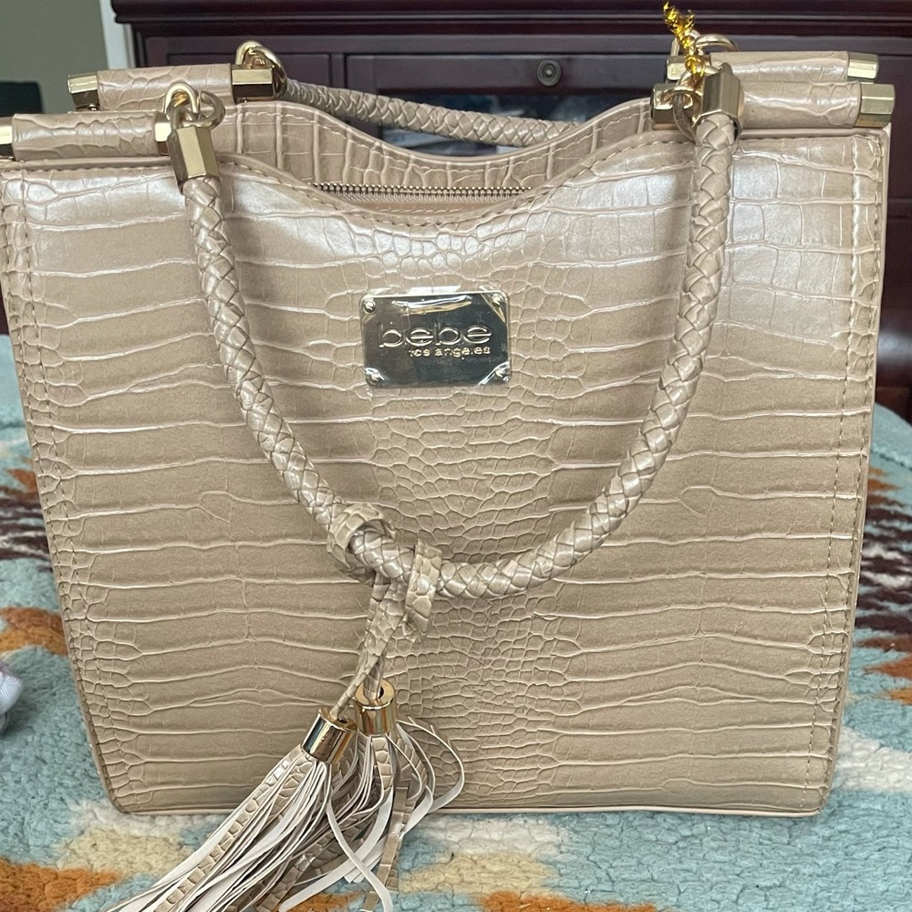 Bebe Natalie crocco shopper